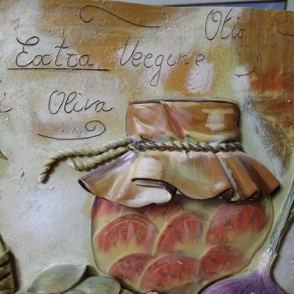 ⛳🏫Signed Virgin Olive Oil Art By🏬🌉Sylvia Vassileva Made in U.S.A Gallery. 🆕 - Picture 8 of 12